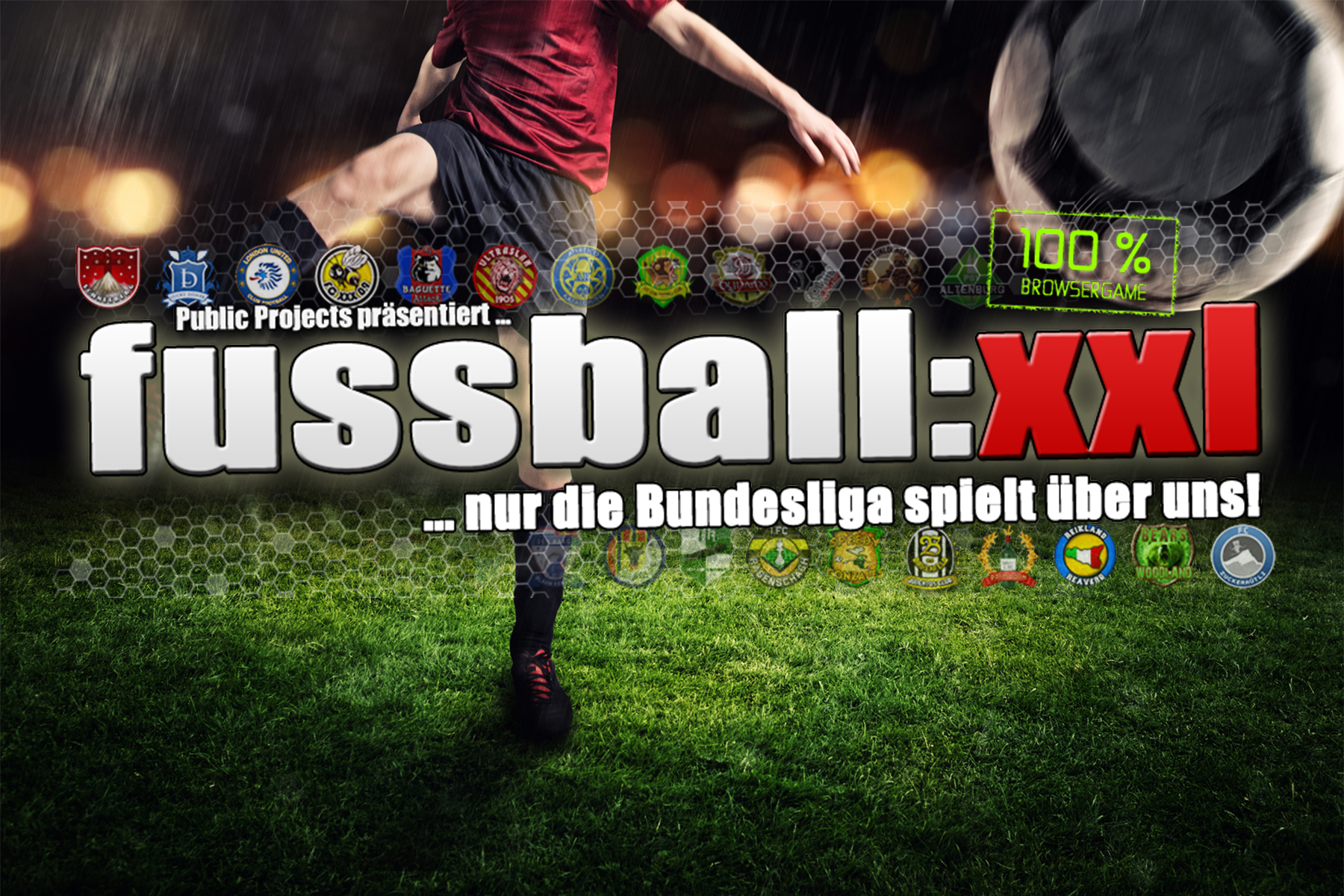 Fußball Browsergame für den Volkssport Nr